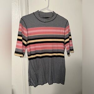 Stripped TurtleNeck Shirt🌸